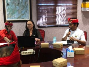 Bimbingan Teknis (Bimtek) Penguatan Instrumen Evaluasi Mandiri Kabupaten/Kota Layak Anak (KLA) yang digelar Dinas Sosial, Pemberdayaan Perempuan dan Perlindungan Anak (Dinsos P3A) Kabupaten Tabanan, Kamis (5/3).